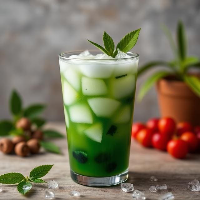 Ice Pandan One Fifteenth Coffee